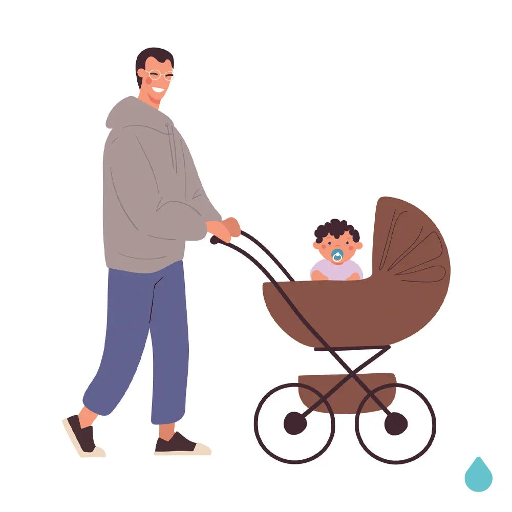 Tiempo con el papá ‍♂️ Aqua Baby