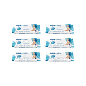 Aqua Baby 6 Bolsas de 60 Toallitas Húmedas
