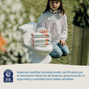 Aqua Baby Flushables 12 Bolsas de 50 Toallitas Húmedas