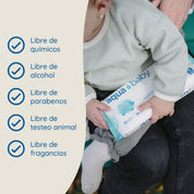 Aqua Baby 24 Bolsas de 60 Toallitas Húmedas